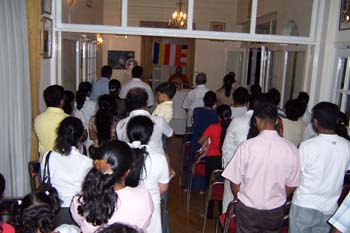 Dhamma function at Sri lanka embassy in Egypt -1- 23.08.2007.jpg